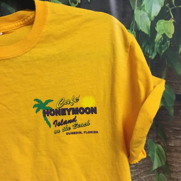 🏝Honeymoon Island, FL, Graphic T Shirt, Yellow - Picture 3 of 7